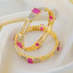 Radiance Ruby Bangles (Yellow Gold) BAN001492