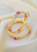 Radiance Ruby Bangles (Yellow Gold) BAN001492