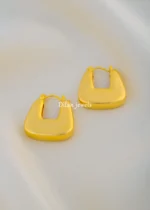 Radiant Aura Hoops (Yellow Gold) EAR002072 - Image 2