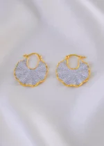 Radiant Bloom Hoops (Yellow Gold) EAR001897