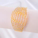 Radiant Diamond Gold Pave Bracelet (Yellow Gold) BRA002357