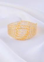 Radiant Diamond Gold Pave Bracelet (Yellow Gold) BRA002357 - Image 2