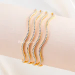 Radiant Flow Luxe Bangles (Yellow Gold) BAN002611