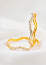 Radiant Flow Luxe Bangles (Yellow Gold) BAN002611 - Image 2