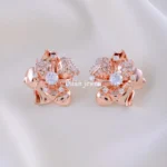 Radiant Flower Studs (Rose Gold) EAR002131