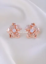 Radiant Flower Studs (Rose Gold) EAR002131