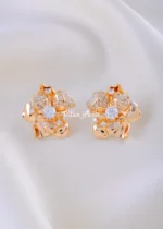 Radiant Flower Studs (Yellow Gold) EAR002130