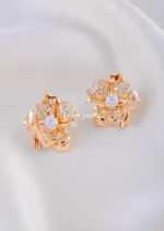 Radiant Flower Studs (Yellow Gold) EAR002130 - Image 2