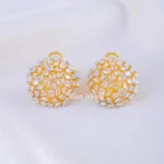 Radiant Glitter Ball Earring (Yellow Gold) EAR002325