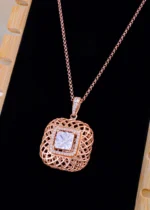 Radiant Maze Set (Rose Gold) NEC001991 - Image 2