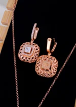 Radiant Maze Set (Rose Gold) NEC001991 - Image 3