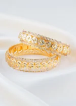 Radiant Petal Link Kada (Yellow Gold) BAN002529