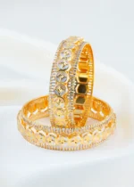 Radiant Petal Link Kada (Yellow Gold) BAN002529 - Image 3