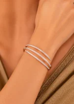 Radiant Twist Bracelet (Rose Gold) BRA002705 - Image 4