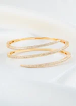 Radiant Twist Bracelet (Yellow Gold) BRA002704 - Image 2