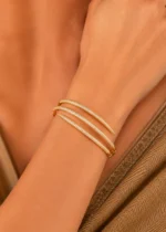 Radiant Twist Bracelet (Yellow Gold) BRA002704 - Image 4