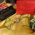 Raja Bhaiya Rakhi Green - Image 2