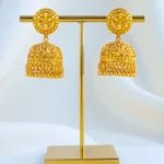 Rajsi Jhumki (Antique Gold) EAR001750