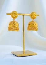Rajsi Jhumki (Antique Gold) EAR001750 - Image 2