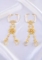 Rajsi Kundan Bridal Royale Set (Yellow Gold) NEC002183 - Image 7