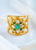Rajvanshi Cuff (Antique Gold) BRA001729 - Image 2
