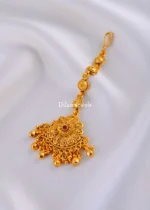 Rajwada Heritage Choker Set (Antique Gold) NEC002106 - Image 3