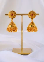 Rajwada Heritage Choker Set (Antique Gold) NEC002106 - Image 4