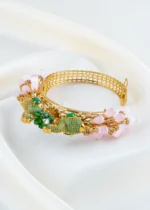 Rangmor Designer Kada – Green Pink (Victory Gold) BRA002546 - Image 5