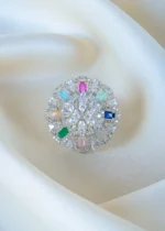 Rangrasiya Cocktail Ring (Silver) RING01396