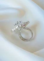Rangrasiya Cocktail Ring (Silver) RING01396 - Image 3