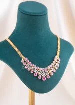 Rani Glow Necklace Set (Yellow Gold) NEC002607 - Image 2
