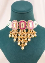 Rani Noor Necklace Set (Yellow Gold) NEC002715 - Image 2