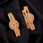 Rectangular Diamond Baalis EAR000077 - Image 2