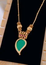 Regal Bloom Necklace (Antique Gold) NEC002010 - Image 2