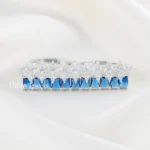 Regal Blue Sparkle Ring (Silver) RING02699
