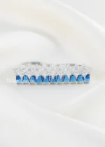 Regal Blue Sparkle Ring (Silver) RING02699