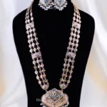 Regal Gold Pearl Gemstone Jewelry (Yellow Gold) NEC002356