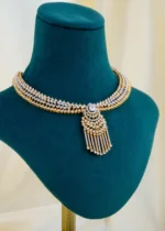 Regal Radiance Necklace Set (Yellow Gold) NEC001678 - Image 2