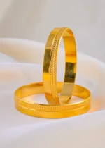Regal Touch Gold Bangles (Yellow Gold) BAN000263 - Image 4