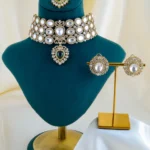 Regal Victorian Kundan Polki Choker Set (Victorian) NEC001581