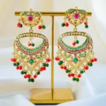 Regalia Jadau Elegance Earrings (Yellow Gold) EAR001652