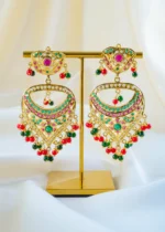 Regalia Jadau Elegance Earrings (Yellow Gold) EAR001652