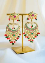 Regalia Jadau Elegance Earrings (Yellow Gold) EAR001652 - Image 3