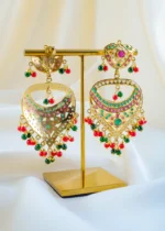 Regalia Jadau Elegance Earrings (Yellow Gold) EAR001652 - Image 4