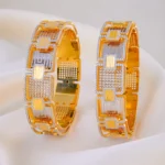 Regalia Link Bangles (Dual Plating) BAN001923