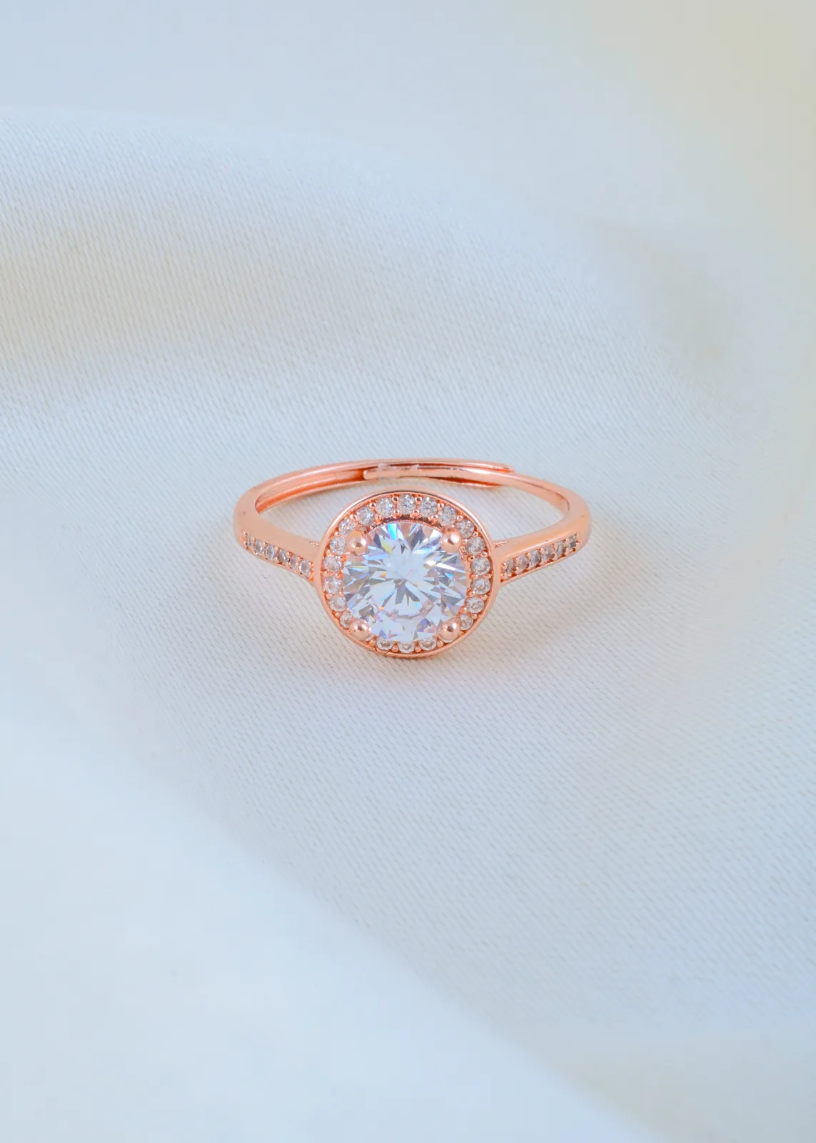 Regalia-Spark-Solitaire-Ring-Rose-Gold-RING01663a Regalia Spark Solitaire Ring (Rose Gold) RING01663 - Image 1