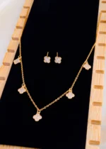 Riva Studded Elegance (Yellow Gold) NEC001846 - Image 3