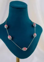 Rosé Blossom Grey Set (Yellow Gold) NEC002058 - Image 2