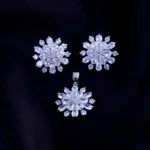 Rosé Blossom Set (Silver) PSET01962