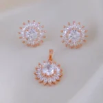 Rosé Blossom Solitaire Set (Rose Gold) PSET01959